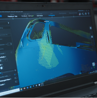 monocoque data scanned by FreeScan Trak Pro2 1 monocoque data scanned by FreeScan Trak Pro2 1